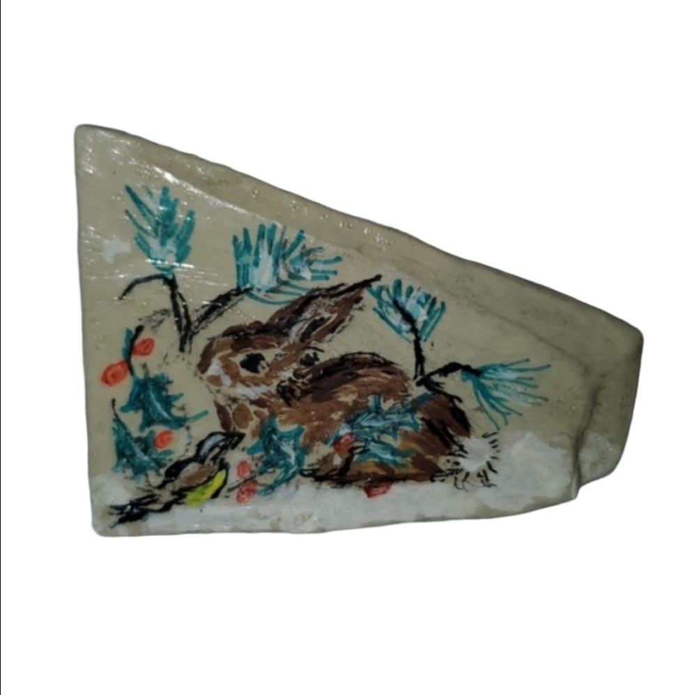 VTG Handmade Bunny Rabbit Brooch